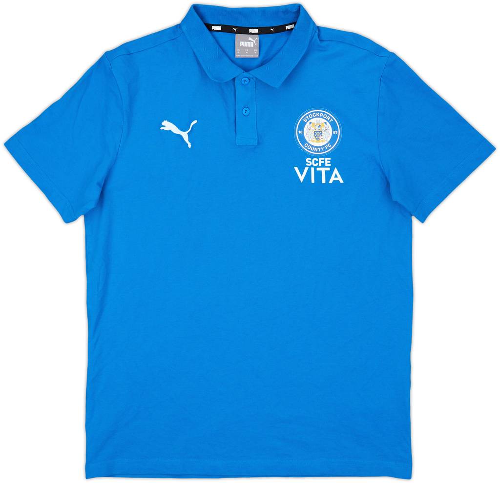 2020-21 Stockport County Puma Polo Shirt - 10/10 - (M)