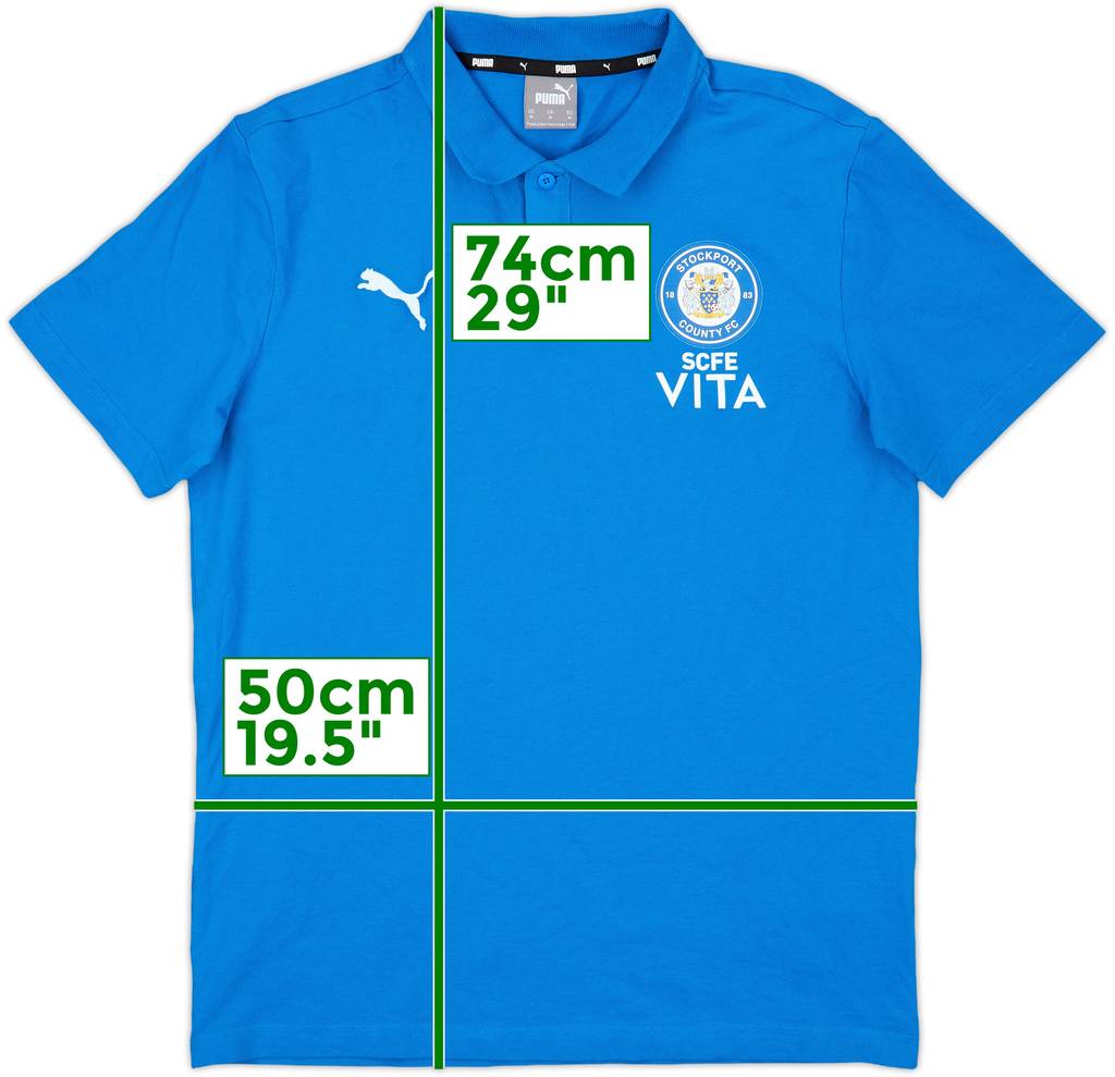 2020-21 Stockport County Puma Polo Shirt - 10/10 - (M)