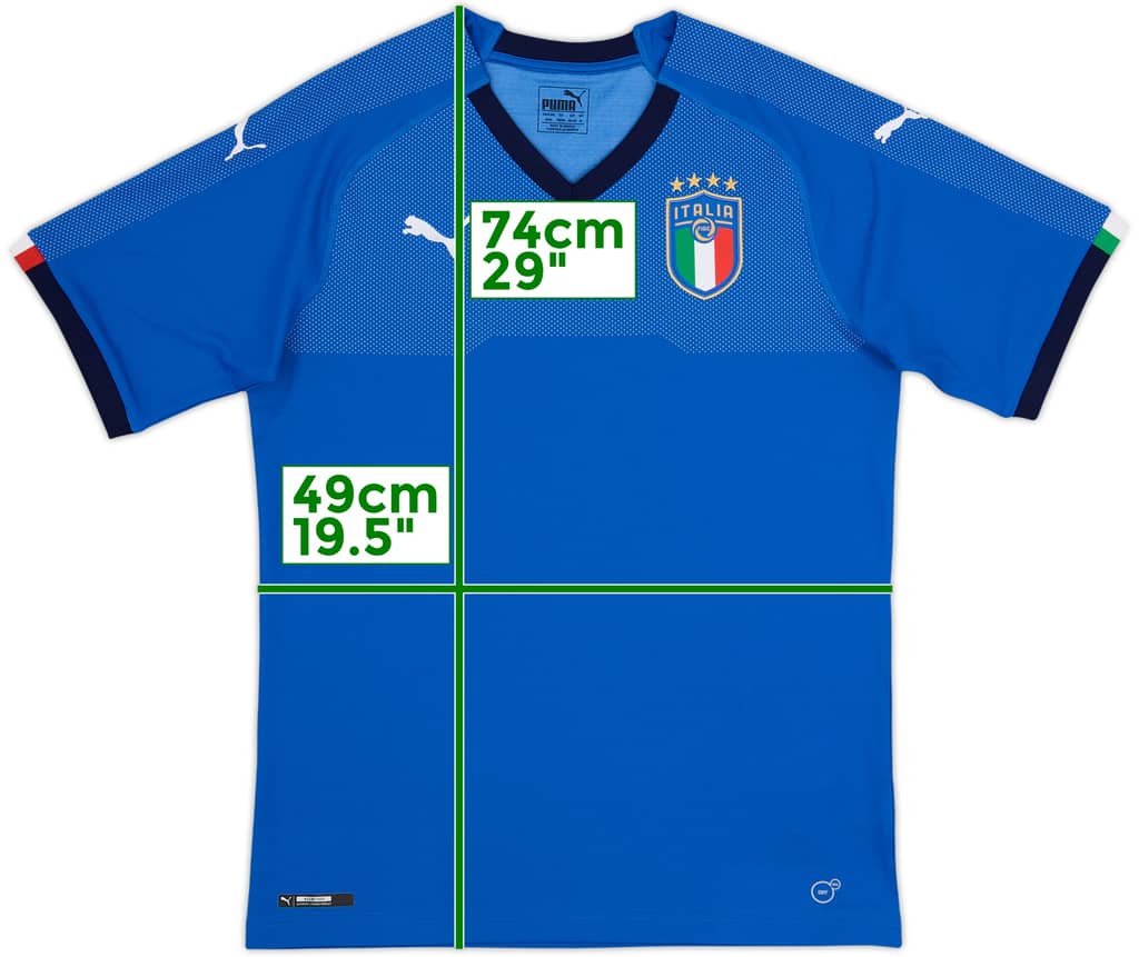 2018-19 Italy Home Shirt - 10/10 - (M)