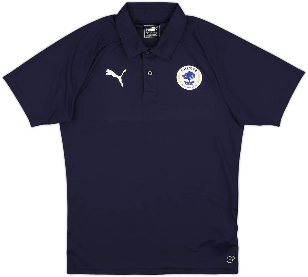 2017-18 Chester FC Puma Polo Shirt - 9/10 - (S)