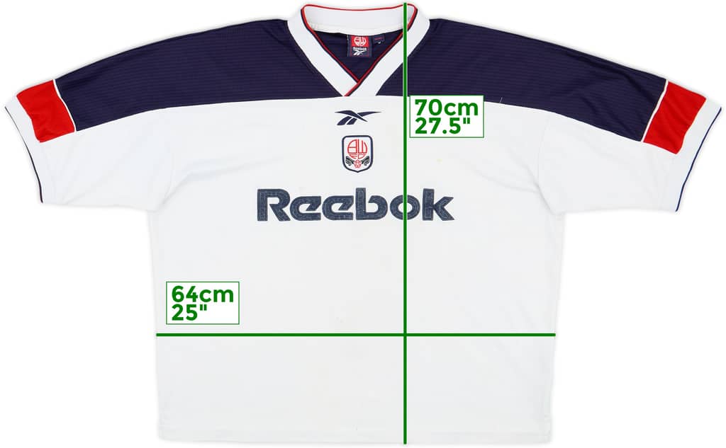1999-01 Bolton Home Shirt - 6/10 - (XL)