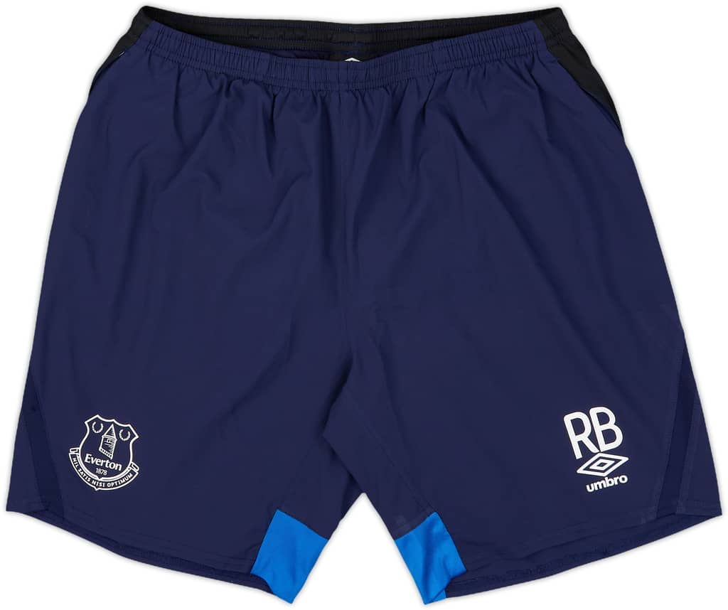 2018-19 Everton Umbro Staff Issue Training Shorts RB - 9/10 - (L)