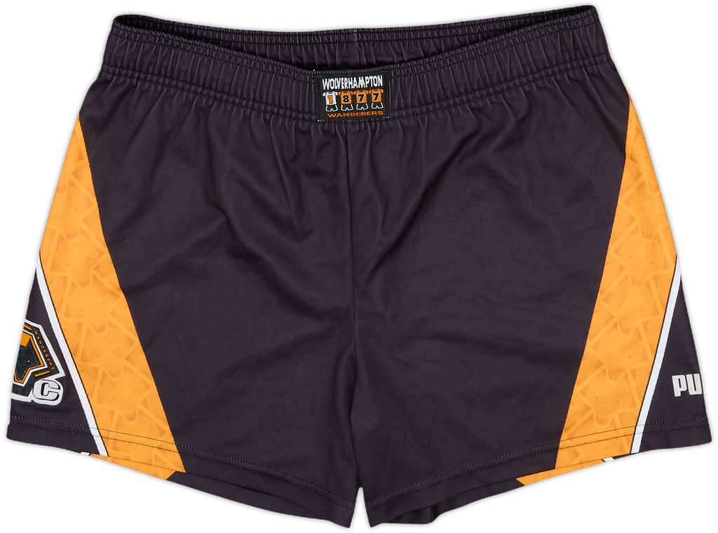 1996-98 Wolves Home Shorts - 8/10 - (S)