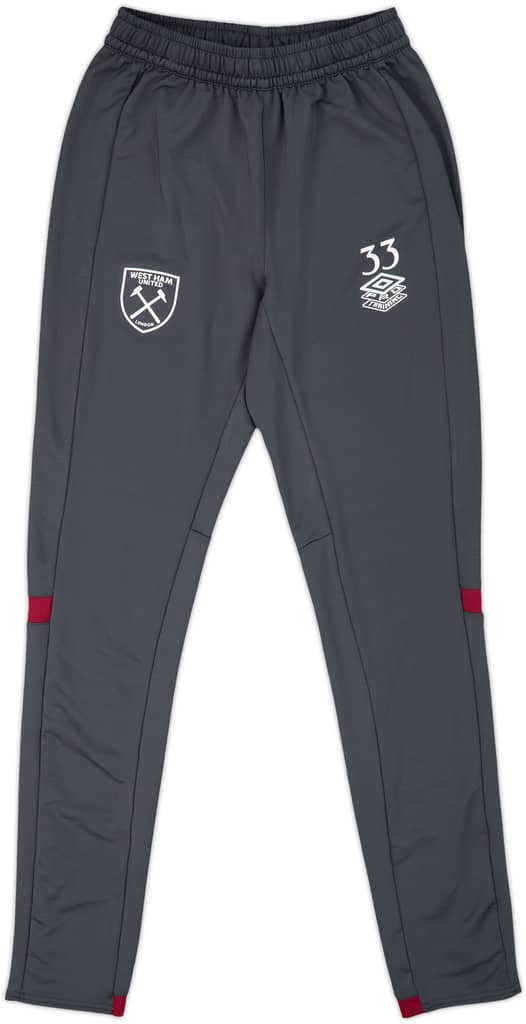 2022-23 West Ham Umbro Player Issue Track Pants/Bottoms #33 - 9/10 - (S)
