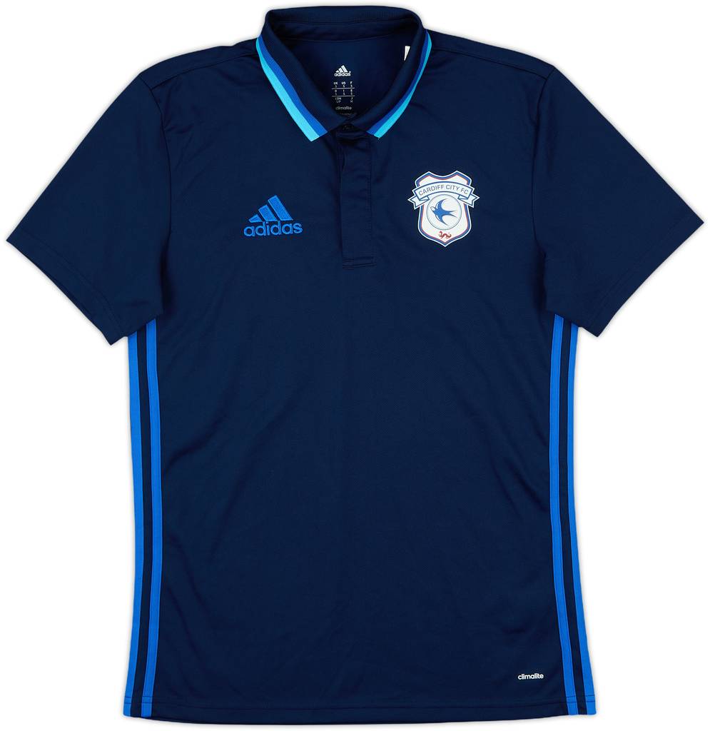 2016-17 Cardiff adidas Polo Shirt - 10/10 - (S)