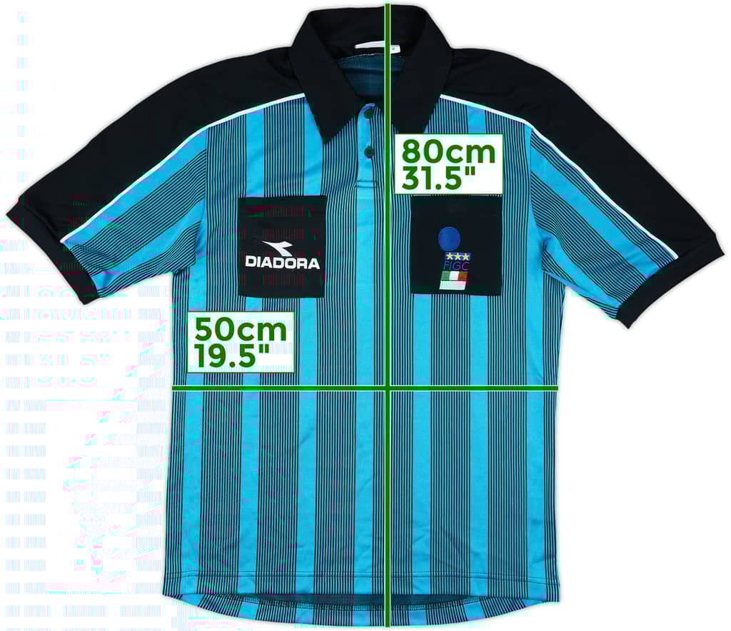 1999-00 Italy Diadora Referee Shirt - 8/10 - (M)