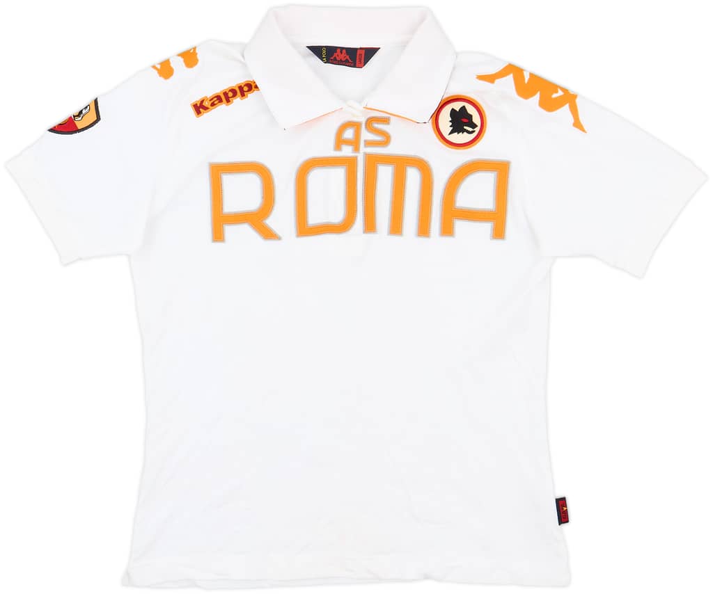 2009-10 Roma Kappa Polo Shirt - 7/10 - (L)