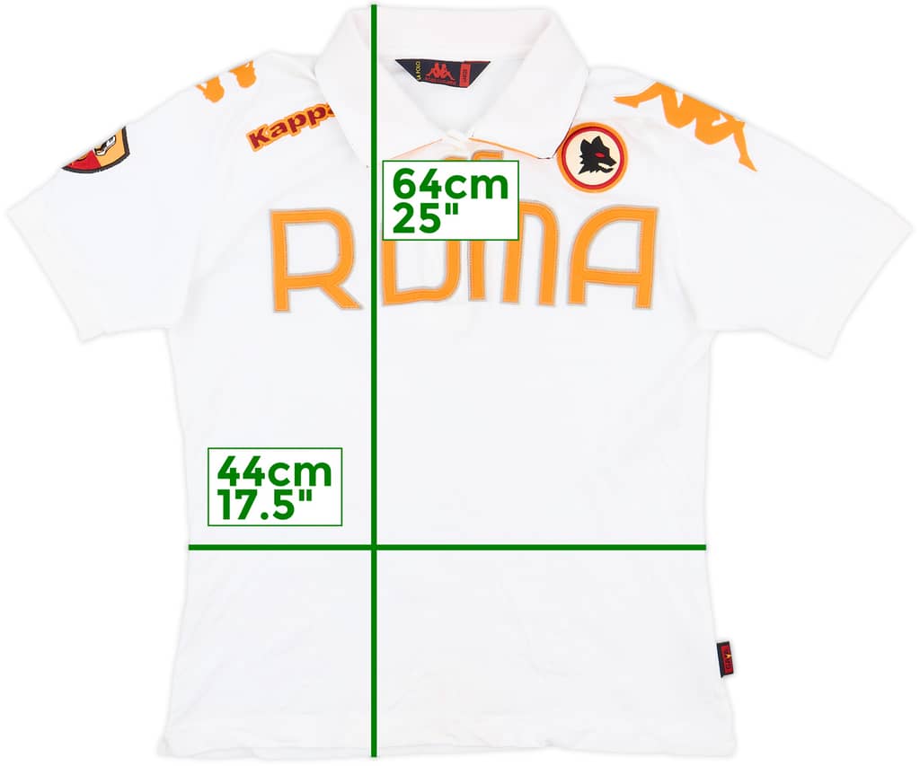 2009-10 Roma Kappa Polo Shirt - 7/10 - (L)