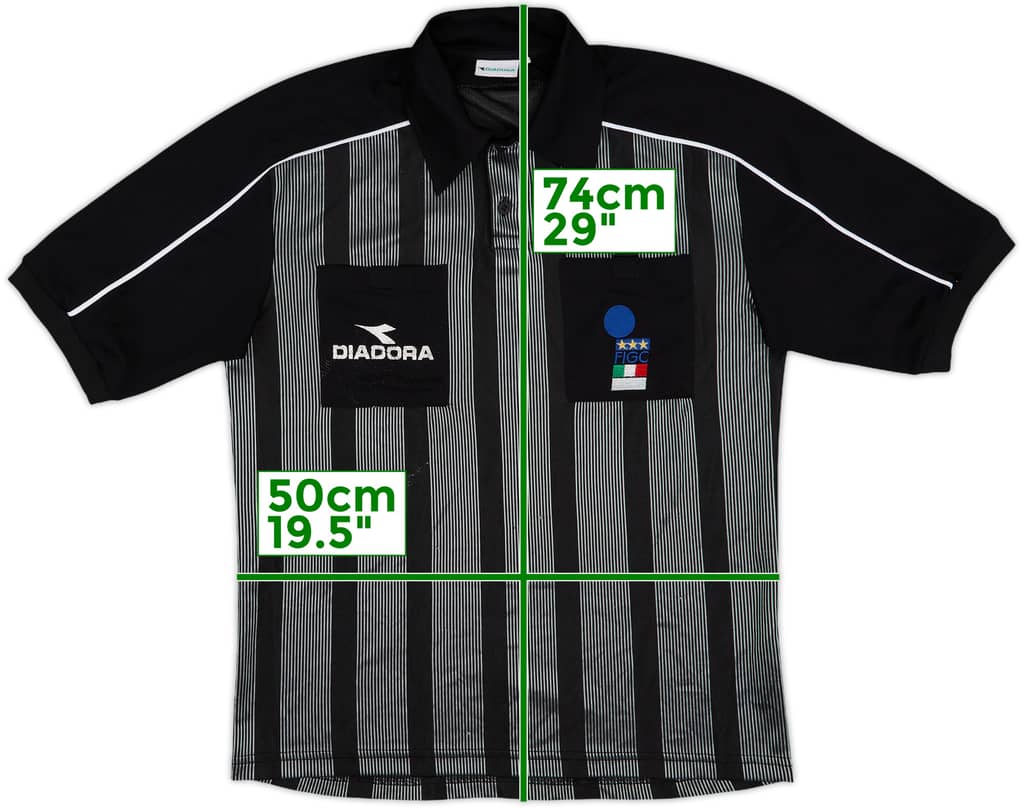 1999-00 Italy Diadora Referee Shirt - 6/10 - (L)