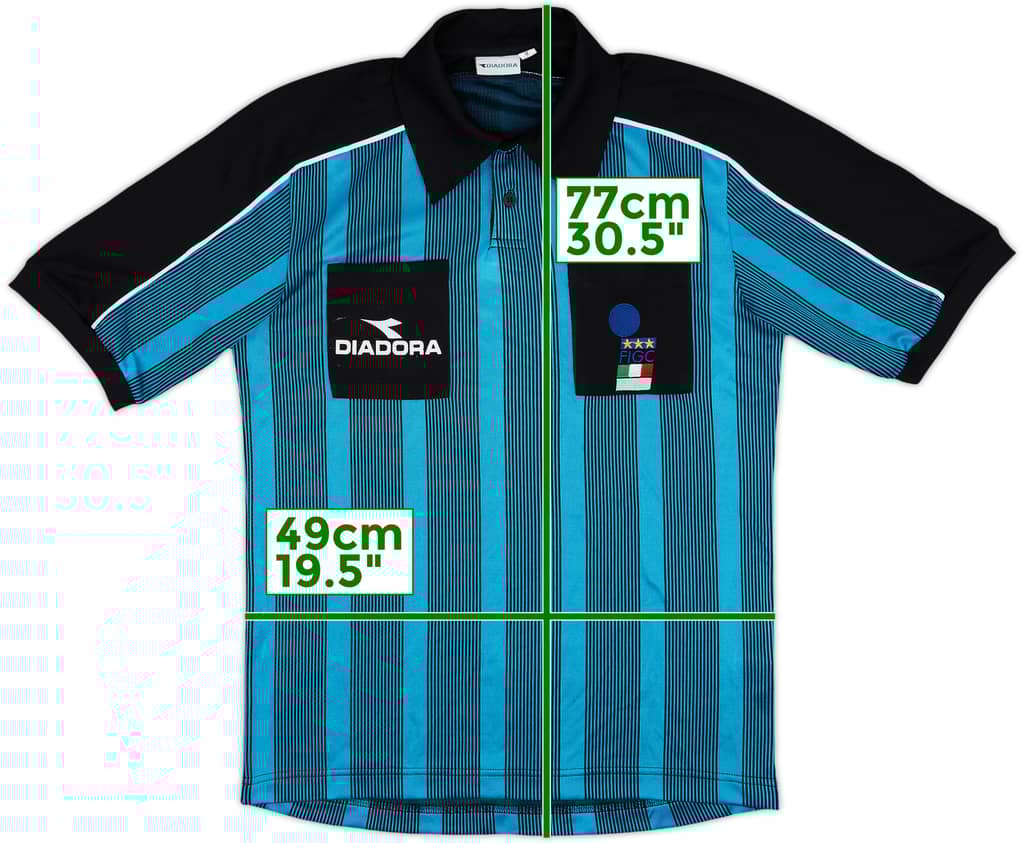 1999-00 Italy Diadora Referee Shirt - 8/10 - (M)