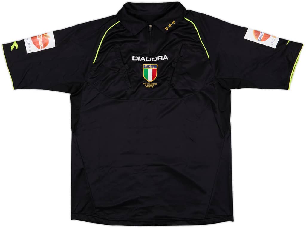 2006-07 Italy Diadora Referee Shirt - 9/10 - (L)