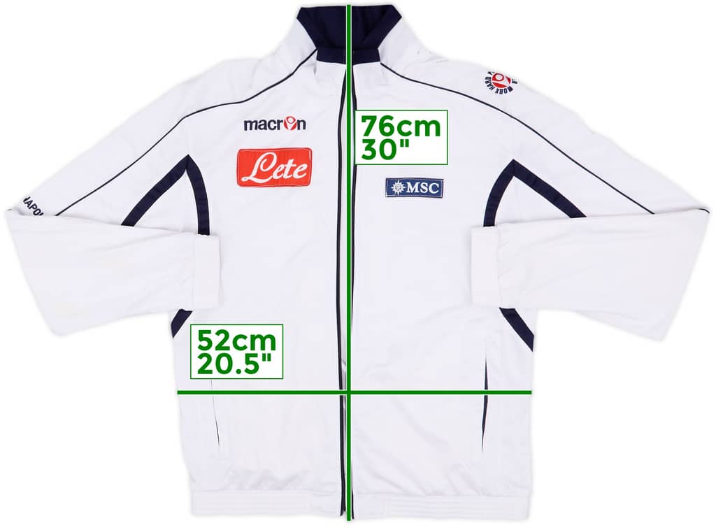 2010-11 Napoli Macron Track Jacket - 4/10 - (XL)