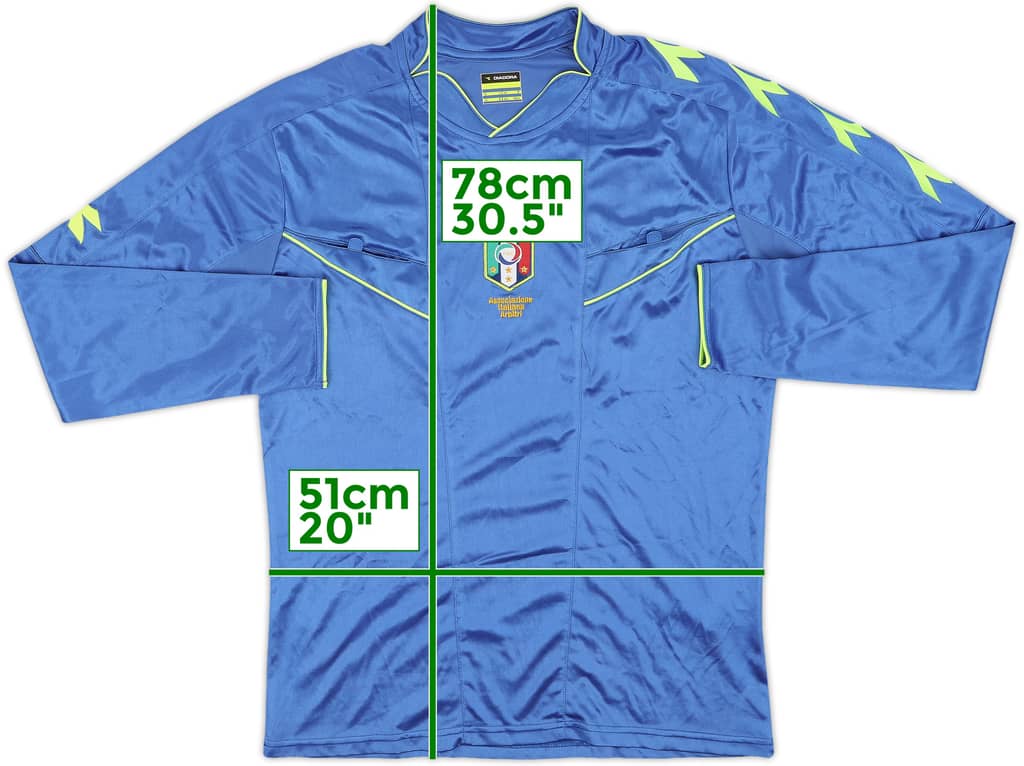 2000s Italy Diadora Referee L/S Shirt - 9/10 - (M)