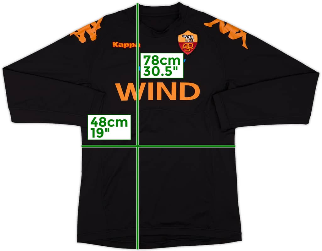 2011-12 Roma Third L/S Shirt - 7/10 - (XXL)