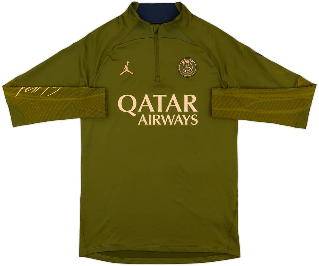 2024-25 Paris Saint-Germain Nike 1/4 Zip Drill Top - 4/10 - (S)