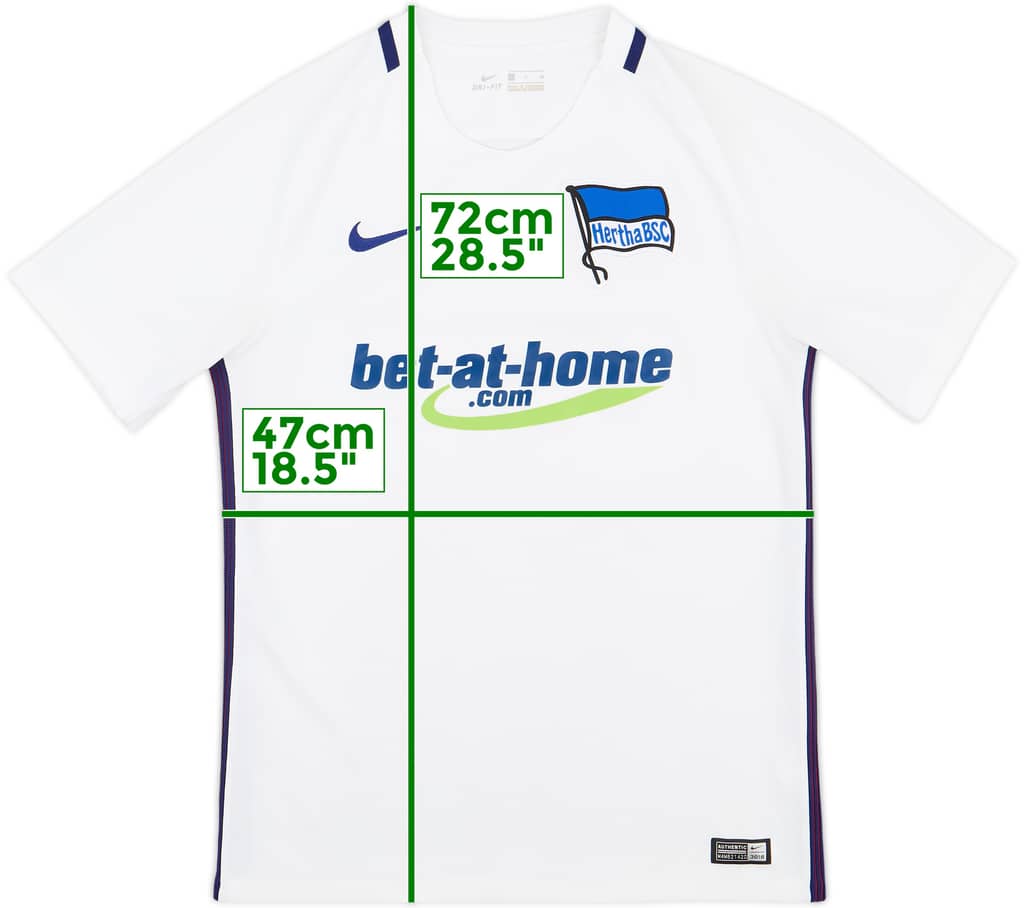 2016-17 Hertha Berlin Away Shirt - 7/10 - (S)