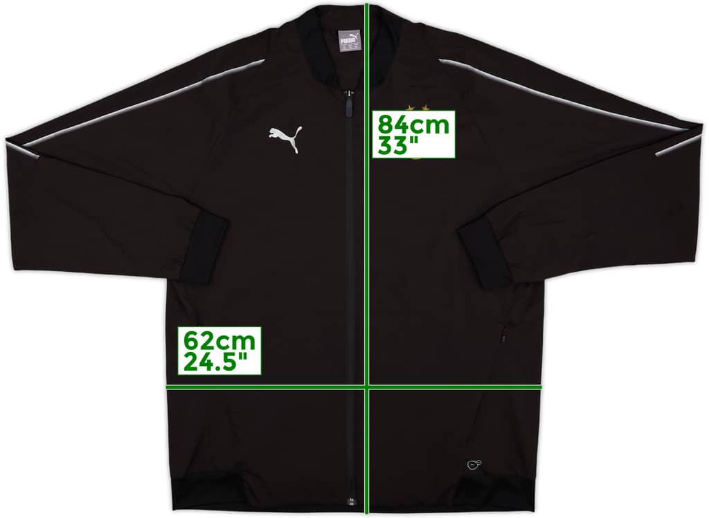 2018-19 Borussia Dortmund Puma Track Jacket - 8/10 - (XXL)