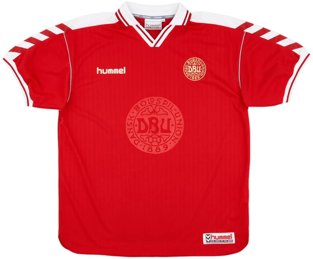 1998 Denmark Home Shirt - 9/10 - (XL)