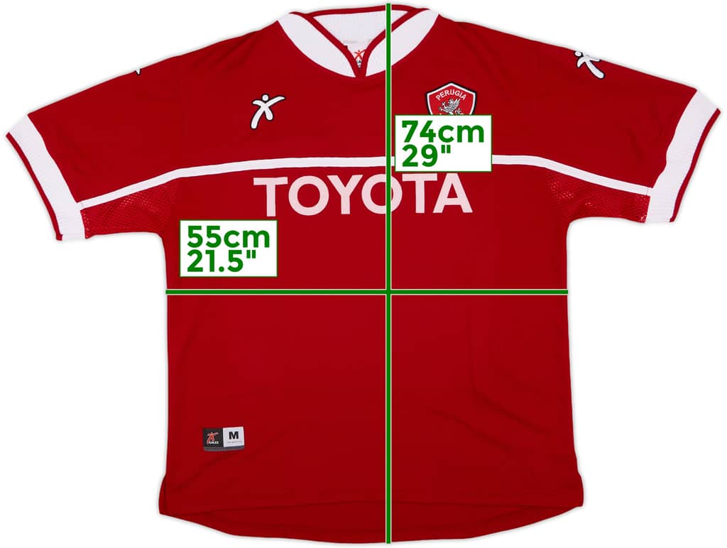 2003-04 Perugia Home Shirt - 9/10 - (M)