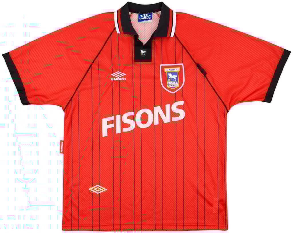 1993-95 Ipswich Away Shirt - 9/10 - (XL)