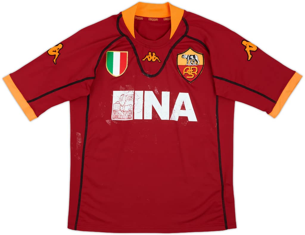2001-02 Roma Home Shirt - 4/10 - (M)