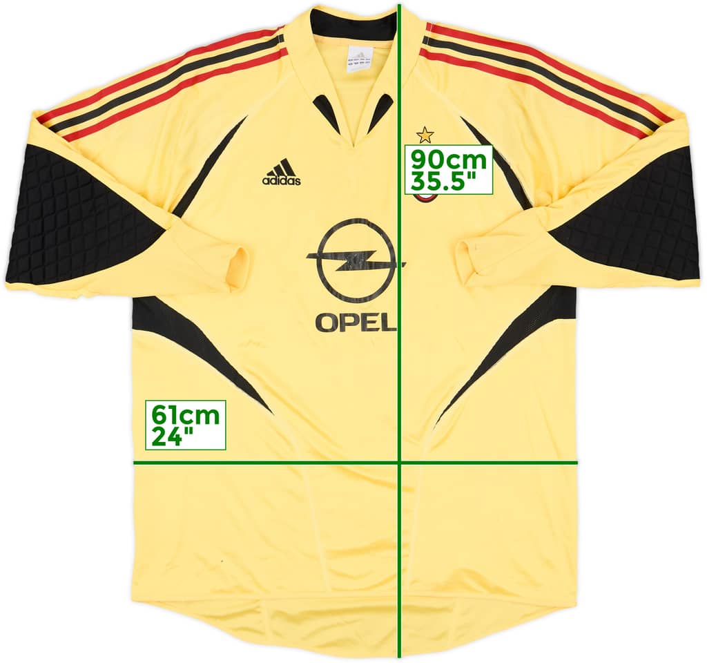 2004-05 AC Milan GK Shirt - 6/10 - (L)