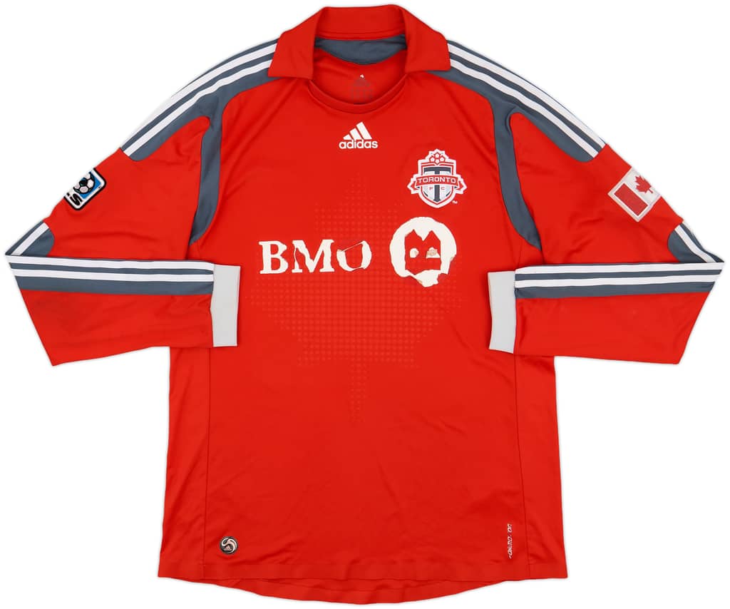 2009-10 Toronto FC Authentic Home L/S Shirt - 4/10 - (XL)