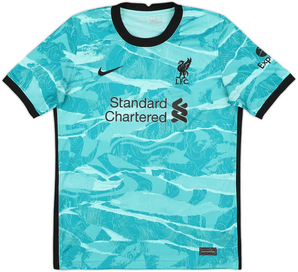 2020-21 Liverpool Away Shirt - 8/10 - (XL.Boys)