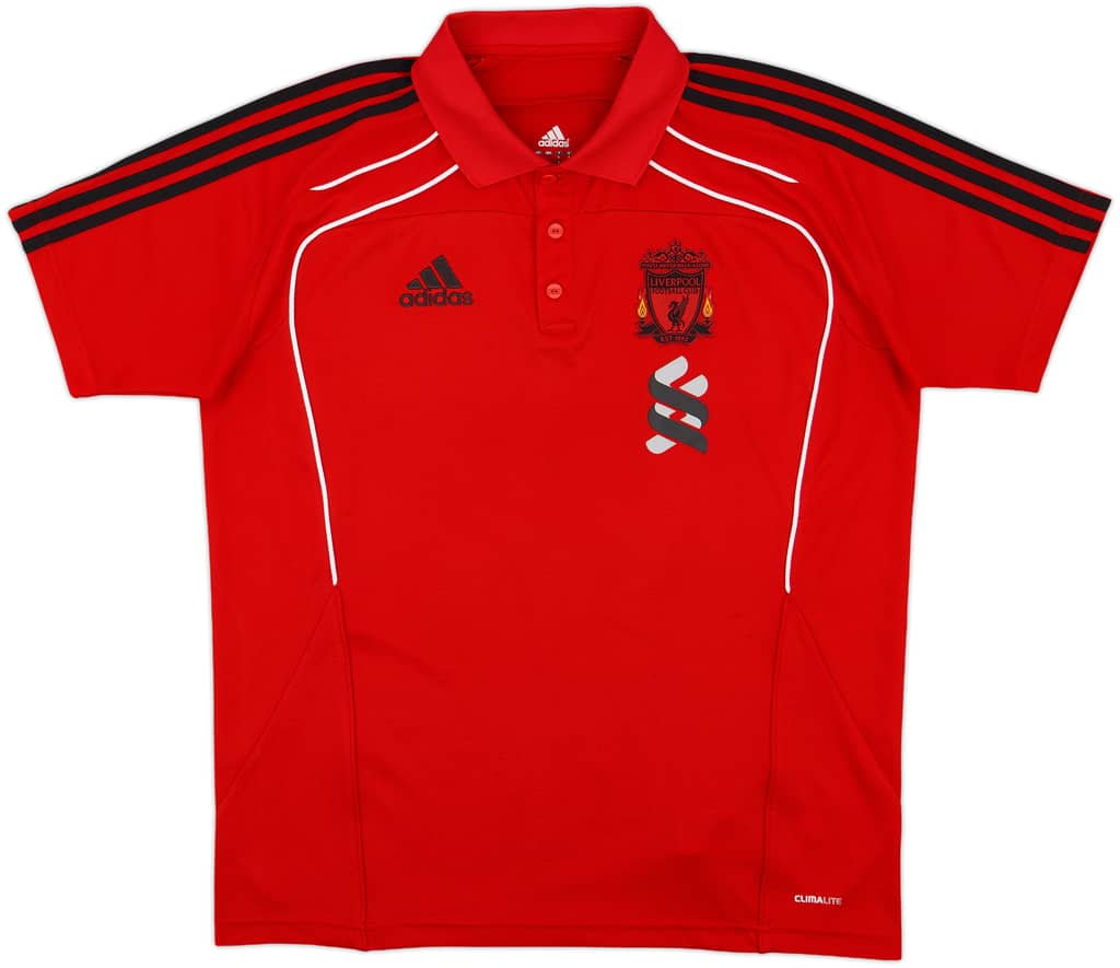 2010-11 Liverpool adidas Polo Shirt - 8/10 - (L)