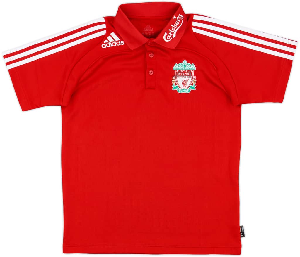 2008-09 Liverpool adidas Polo Shirt - 8/10 - (XS)