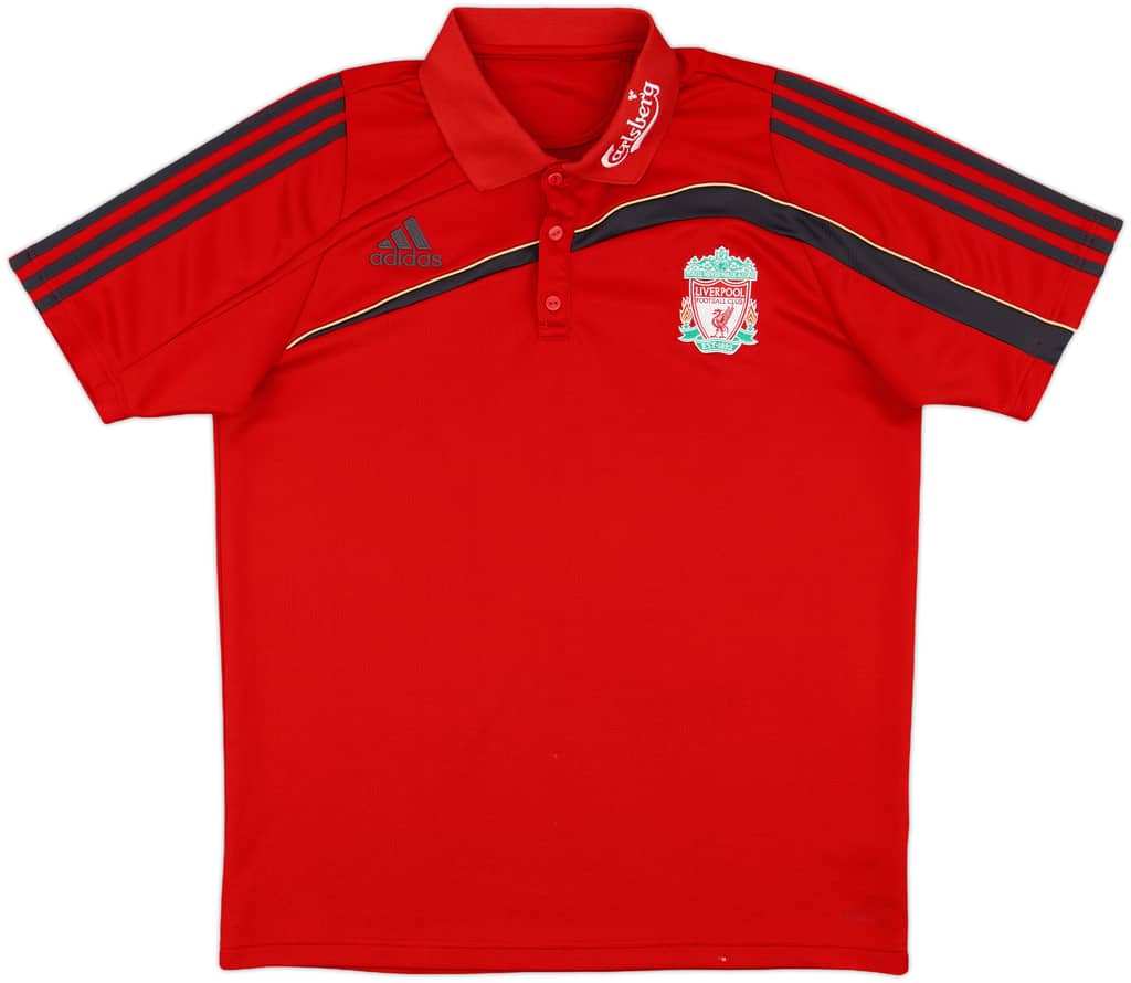 2009-10 Liverpool adidas Polo Shirt - 8/10 - (L)