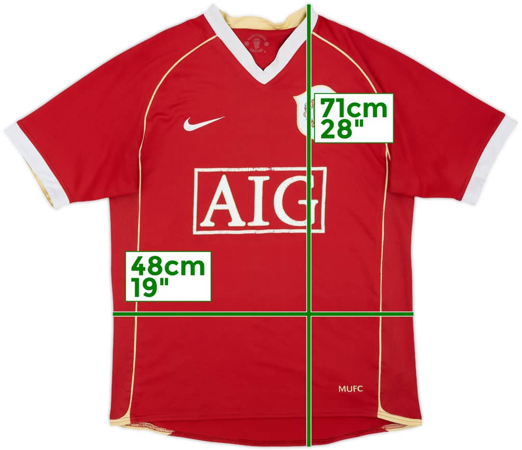 2006-07 Manchester United Home Shirt - 5/10 - (M)
