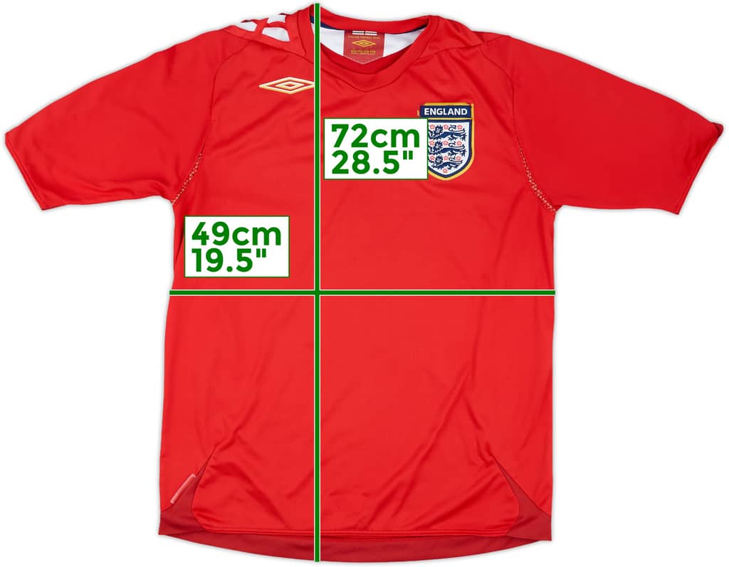 2006-08 England Away Shirt - 4/10 - (M)