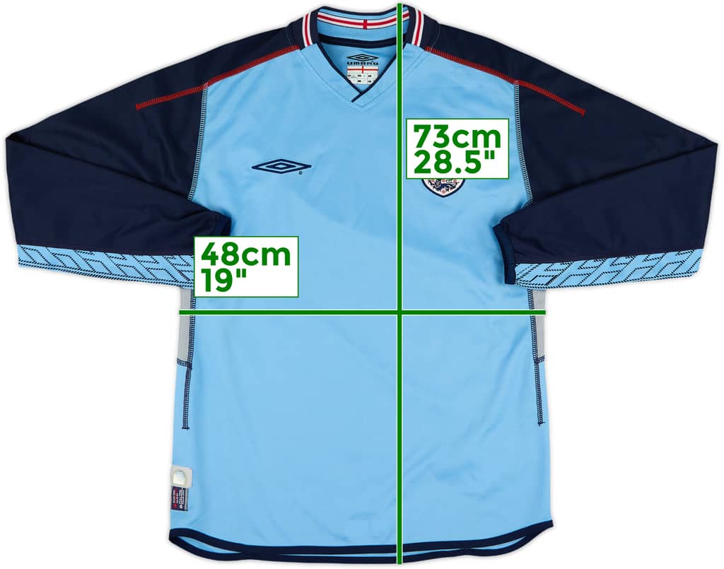 2002-03 England GK Shirt - 9/10 - (S)