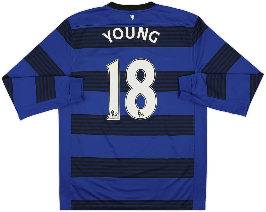 2011-13 Manchester United Away L/S Shirt Young #18 - 6/10 - (L)
