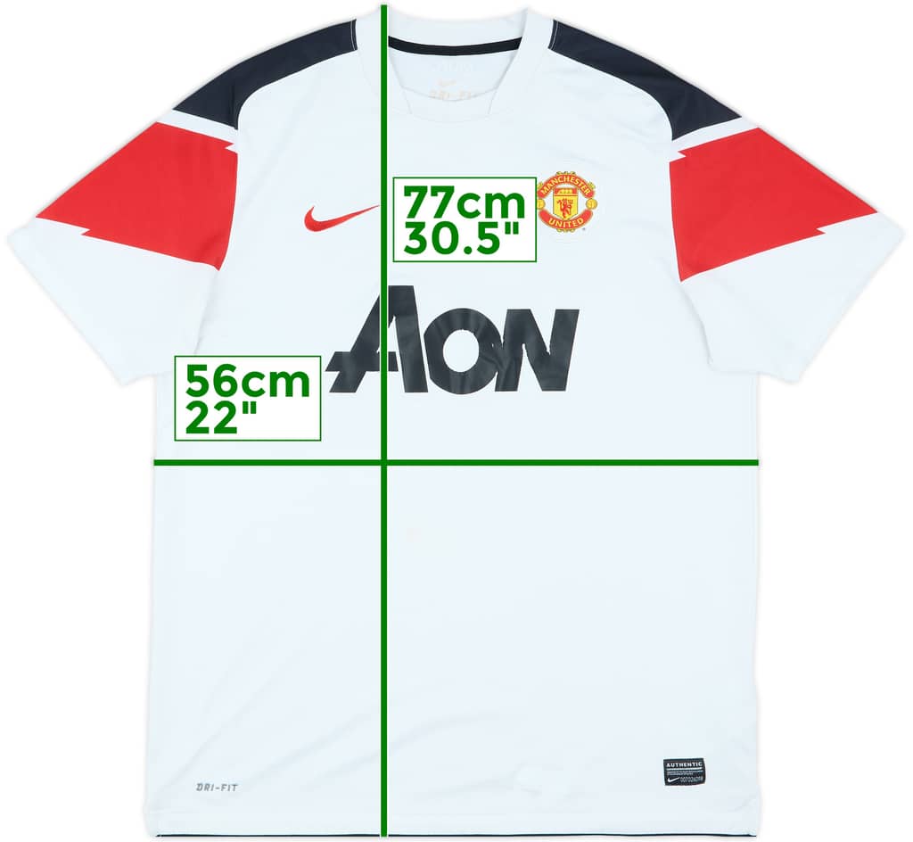 2010-12 Manchester United Away Shirt - 5/10 - (L)