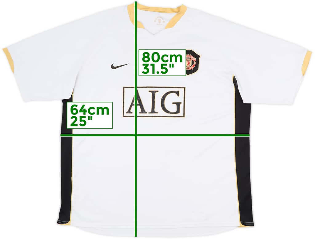 2006-08 Manchester United Away Shirt - 5/10 - (XXL)