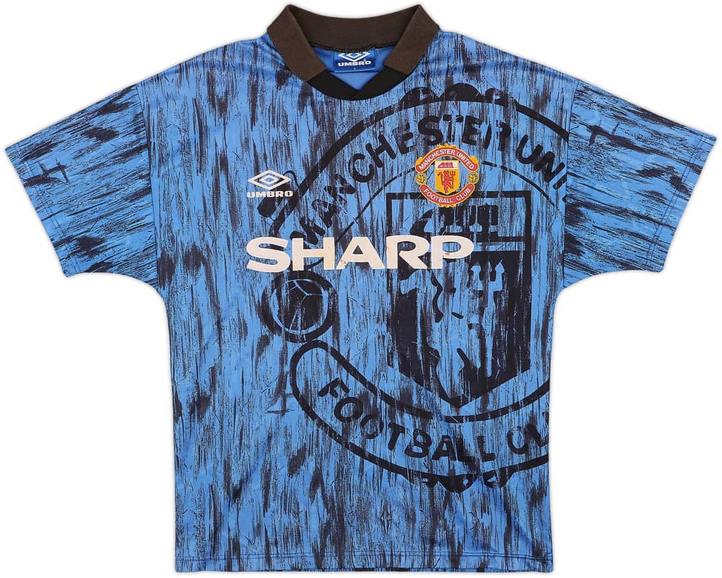 1992-93 Manchester United Away Shirt - 8/10 - (S)