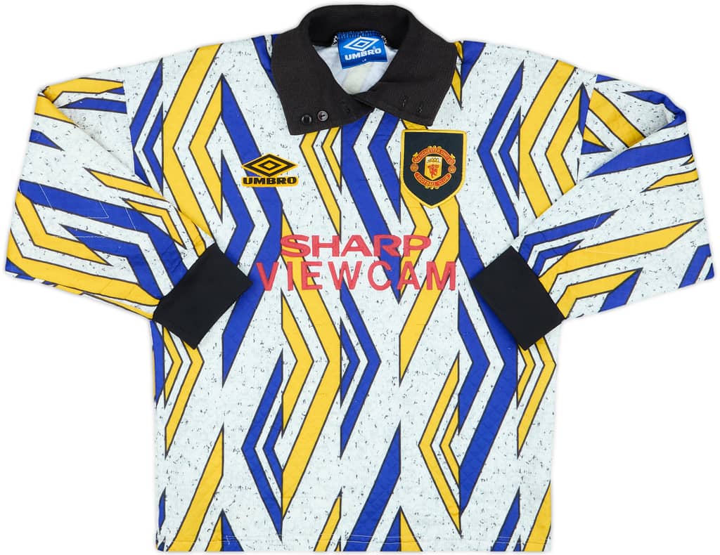 1993-94 Manchester United GK Shirt - 8/10 - (L.Boys)