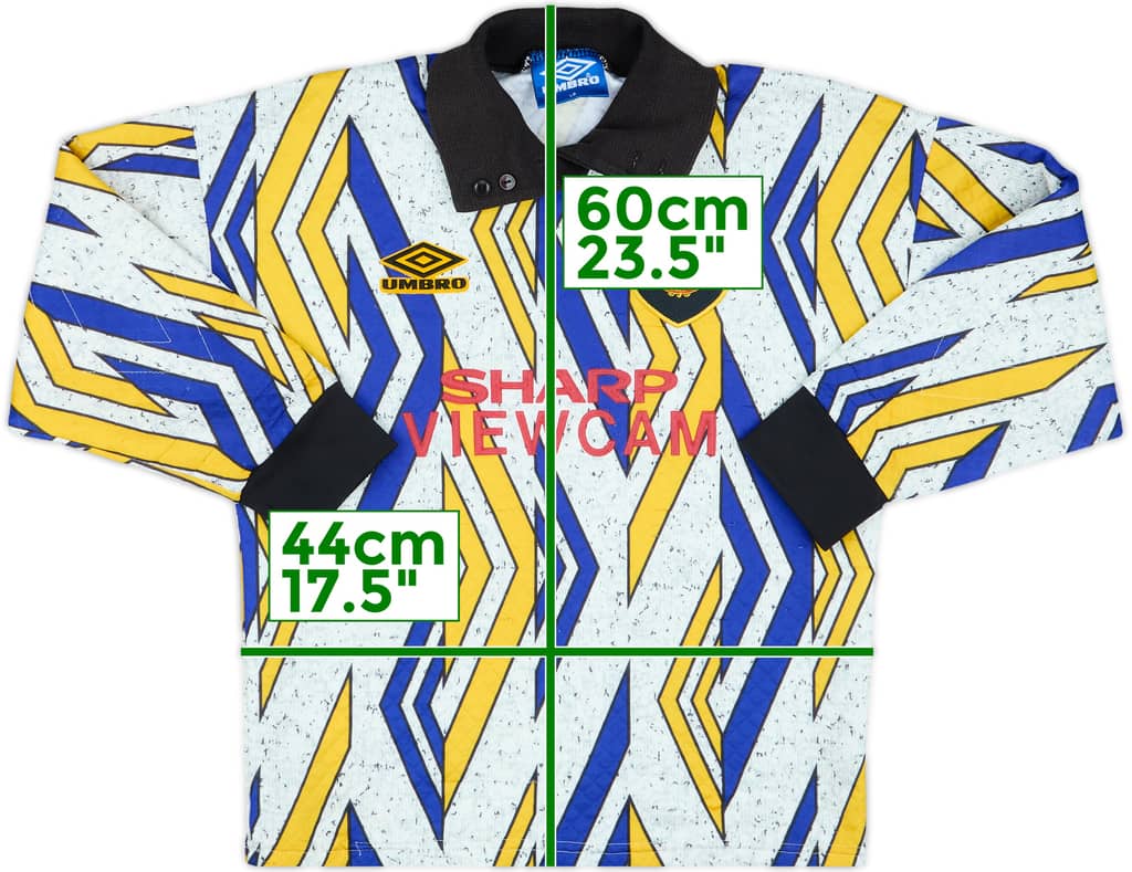 1993-94 Manchester United GK Shirt - 8/10 - (L.Boys)