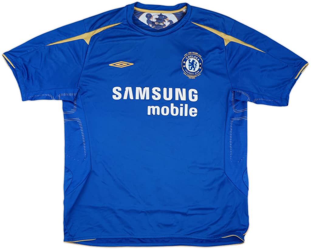 2005-06 Chelsea Centenary Home Shirt - 5/10 - (XL)
