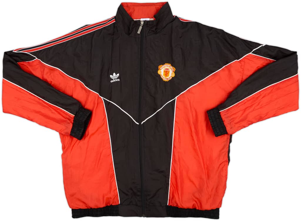 1988-90 Manchester United adidas Track Jacket - 10/10 - (L/XL)