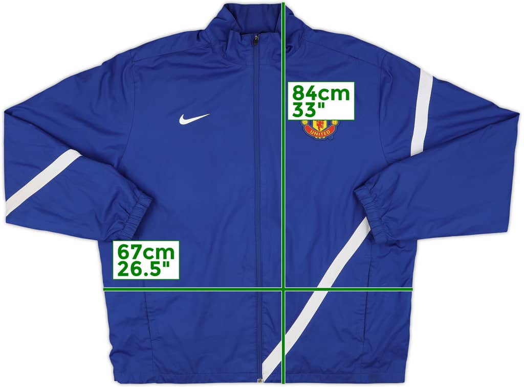 2011-12 Manchester United Nike Track Jacket - 8/10 - (XXL)
