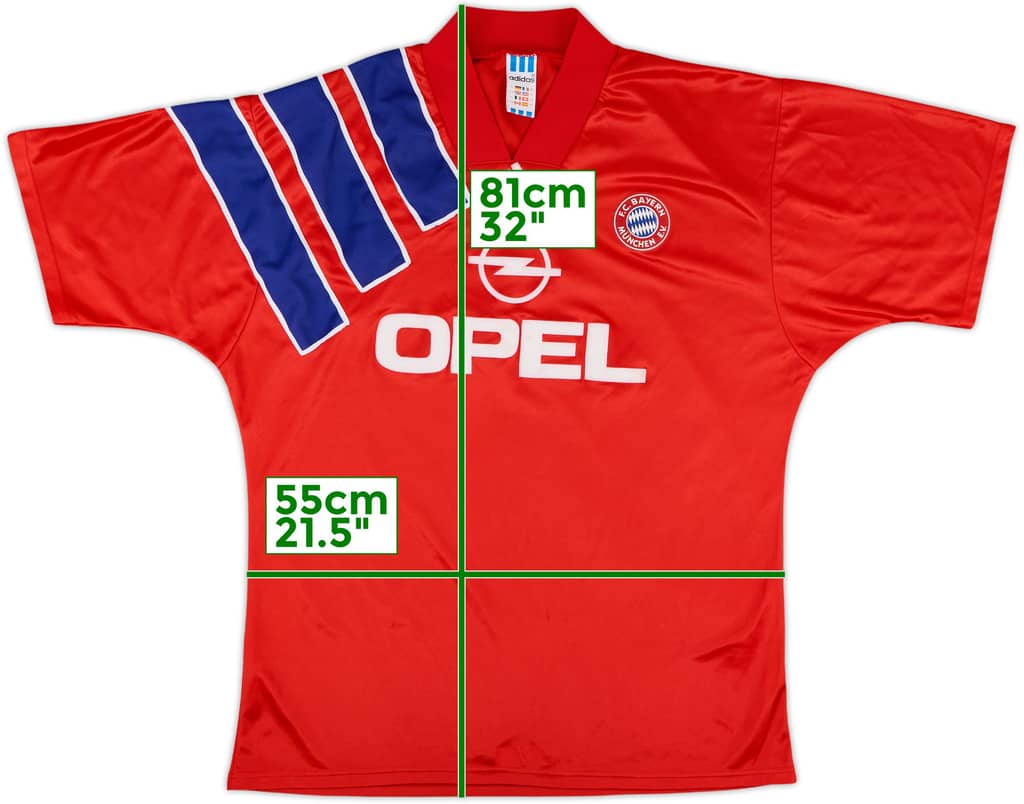 1991-93 Bayern Munich Home Shirt - 8/10 - (XL)