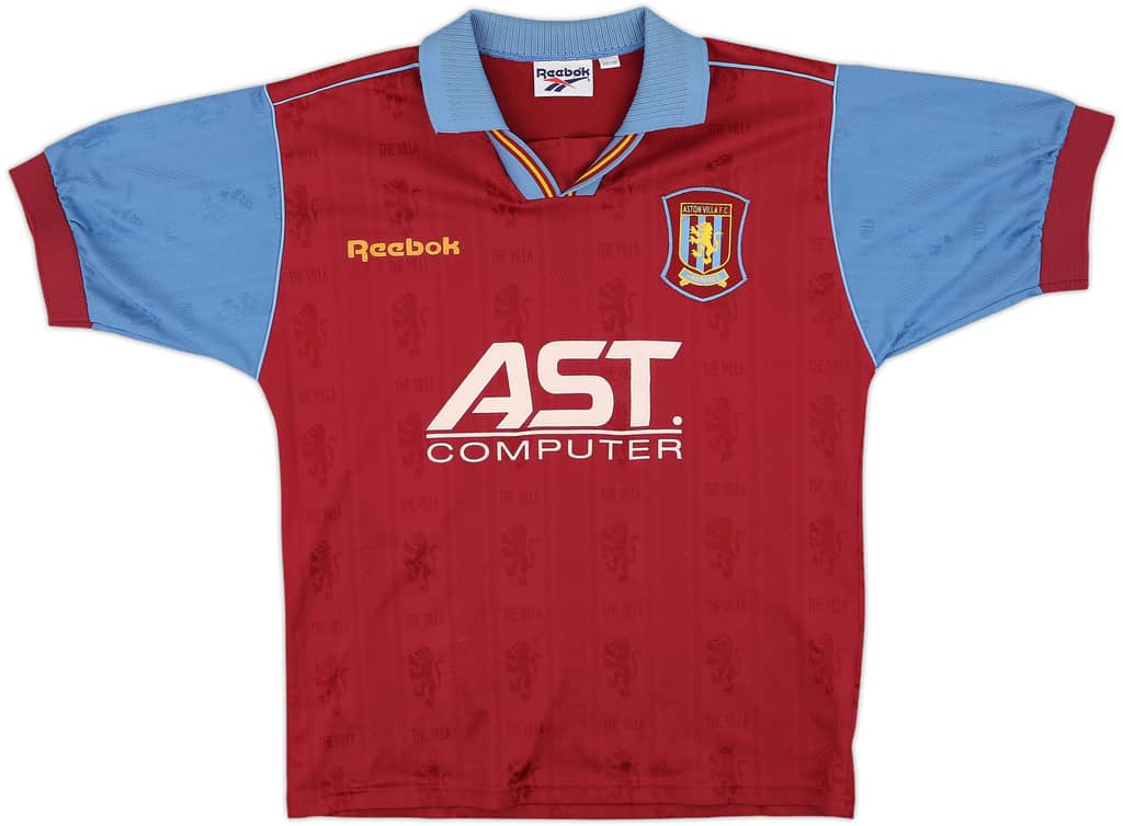 1995-97 Aston Villa Home Shirt - 8/10 - (S)