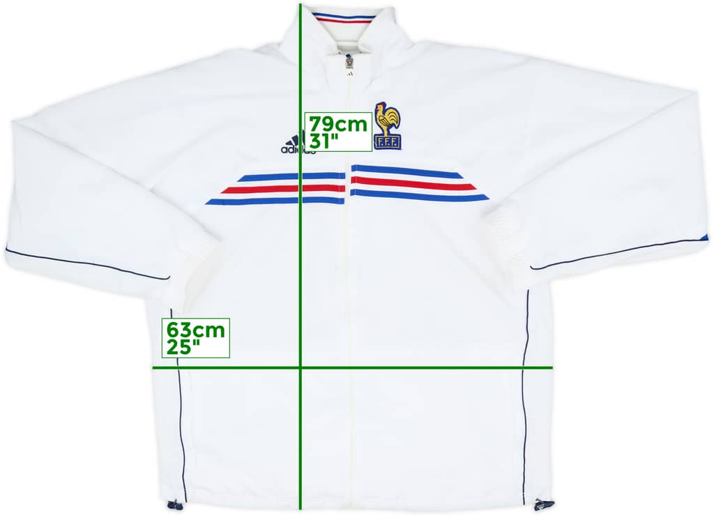 1998-00 France adidas Track Jacket - 8/10 - (L/XL)