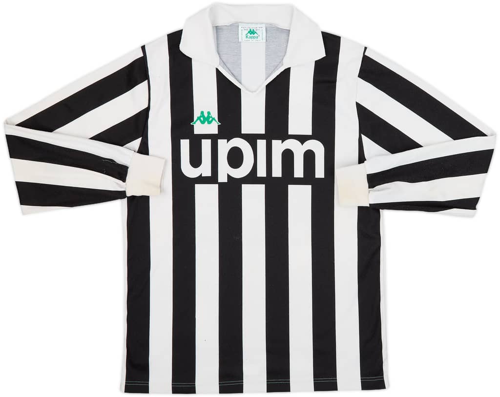 1991-92 Juventus Home L/S Shirt - 7/10 - (M)