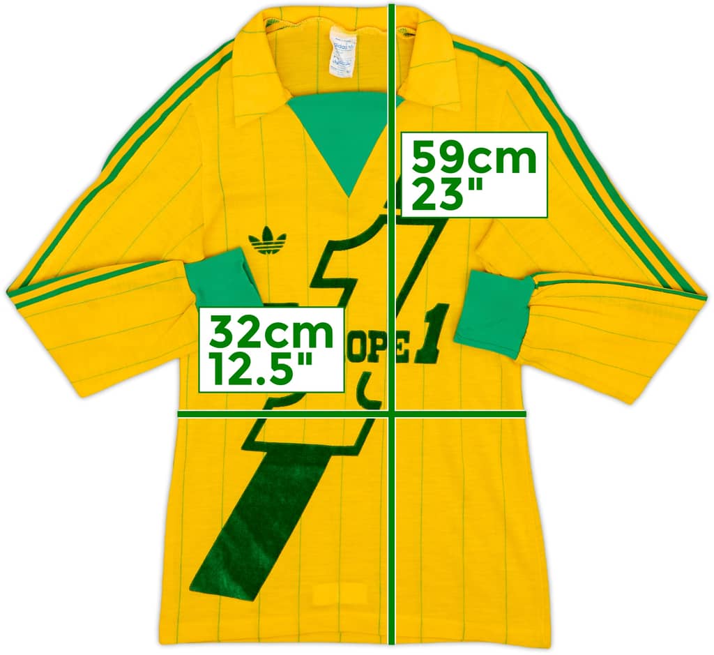 1981-82 Nantes Home L/S Shirt - 9/10 - (L.Boys)