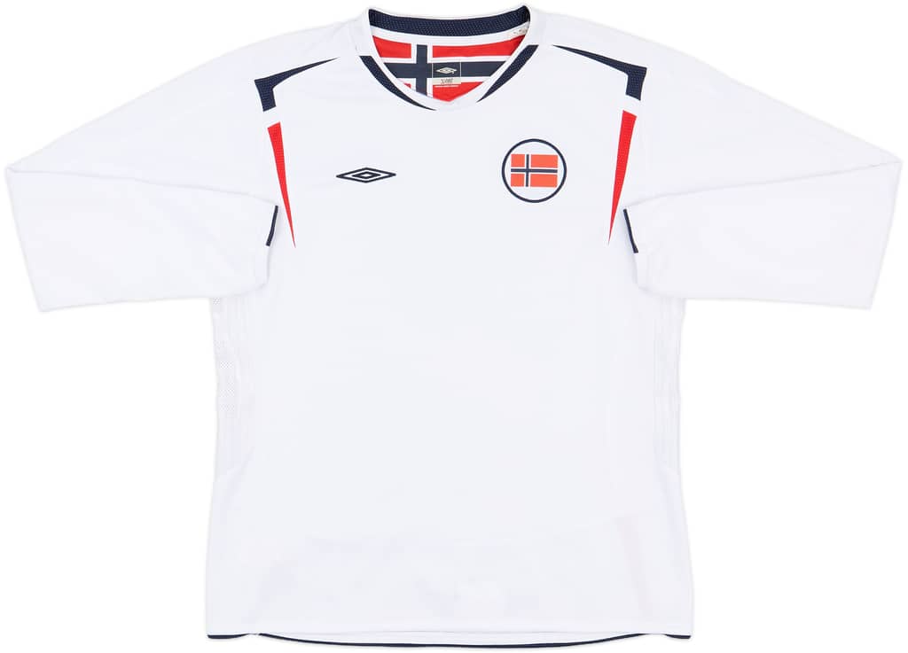 2006-08 Norway Away L/S Shirt - 7/10 - (Women's XL)