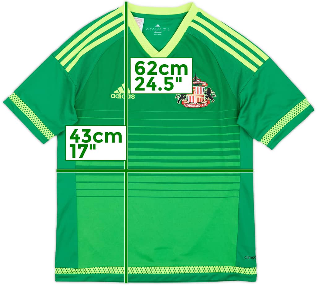 2015-16 Sunderland Away Shirt - 9/10 - (L.Boys)
